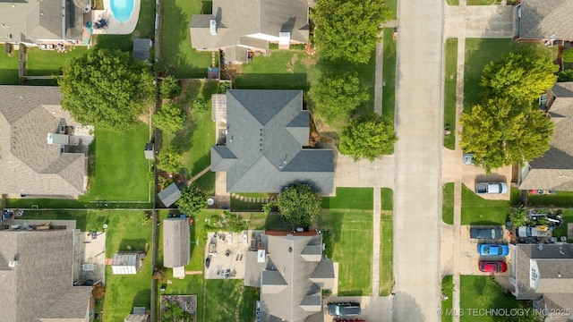 12708 E 78th St, Owasso, OK 74055 - aerial perspective of suburban area