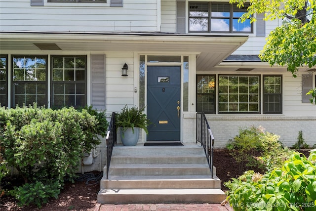 4146 S Birmingham Pl, Tulsa, OK 74105 - entrance to property featuring brick siding