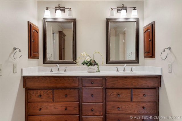 4146 S Birmingham Pl, Tulsa, OK 74105 - bathroom featuring double vanity
