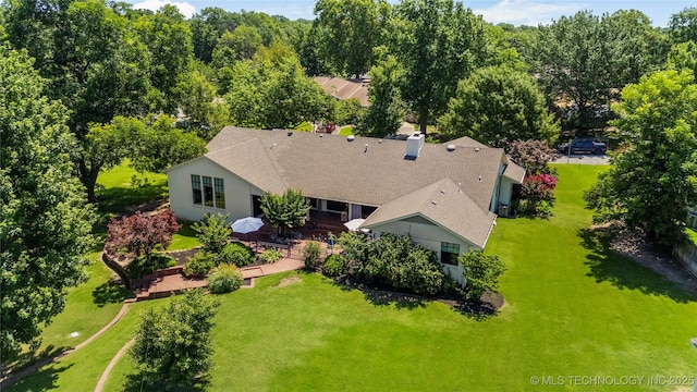 3918 S Evanston Ave, Tulsa, OK 74105 - aerial view of property and surrounding area