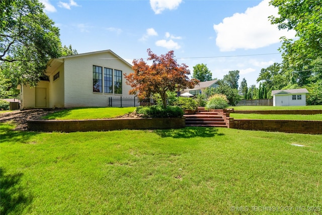 3918 S Evanston Ave, Tulsa, OK 74105 - view of yard