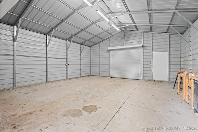 345 N Pine, Dewey, OK 74029 - garage with metal wall