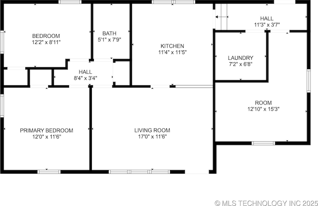 345 N Pine, Dewey, OK 74029 - view of floor plan / room layout