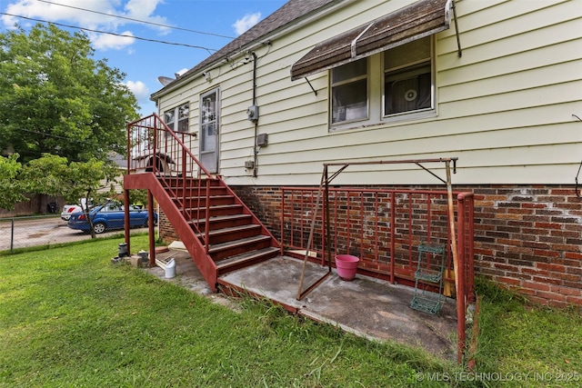 817 S Stockton, Ada, OK 74820 - view of side of property with stairs