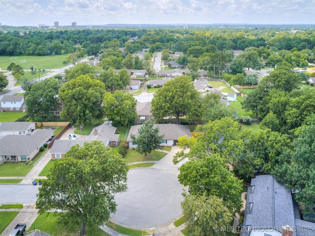 5610 S 75th E Pl, Tulsa, OK 74145 - aerial perspective of suburban area