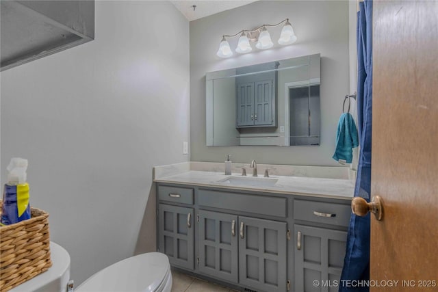 920 Ridge Oak Rd, Sapulpa, OK 74066 - half bath featuring vanity and tile patterned flooring