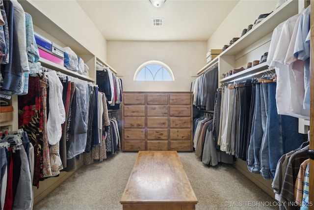 7355 E 453rd Rd, Claremore, OK 74017 - walk in closet featuring light carpet