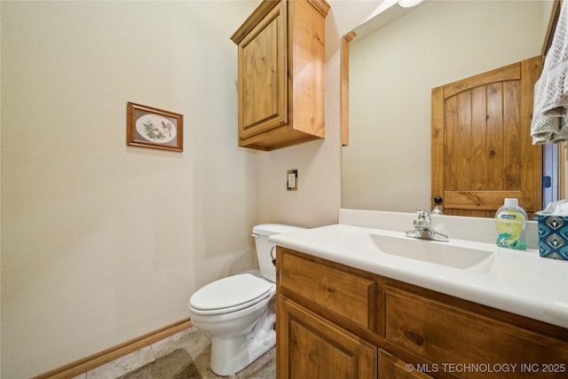 7355 E 453rd Rd, Claremore, OK 74017 - bathroom with vanity and toilet