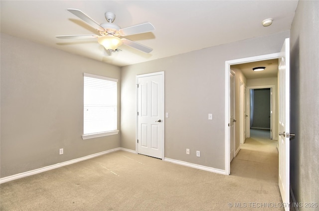 1004 E Fargo St S, Broken Arrow, OK 74012 - unfurnished bedroom with light carpet and ceiling fan
