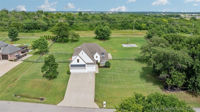 7383 S 288th E Ave, Broken Arrow, OK 74014 - aerial view of sparsely populated area