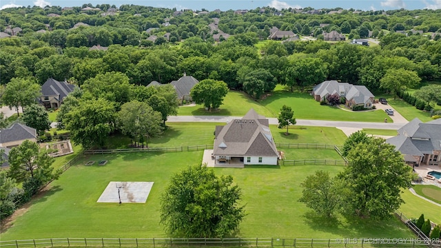 7383 S 288th E Ave, Broken Arrow, OK 74014 - aerial view of residential area
