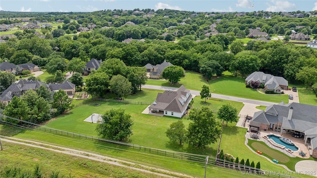 7383 S 288th E Ave, Broken Arrow, OK 74014 - aerial view of residential area
