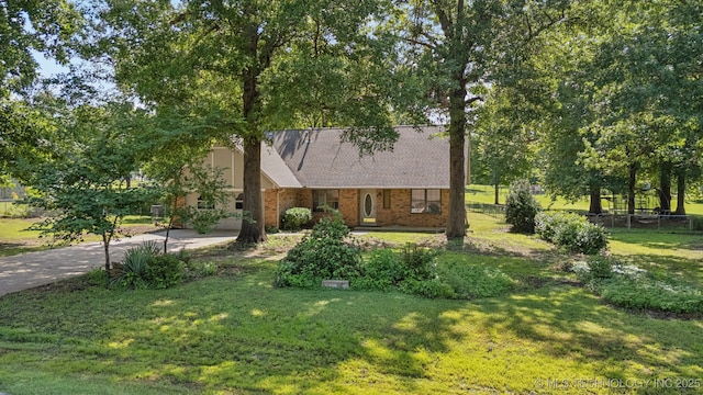 10421 S 197th E Ave, Broken Arrow, OK 74014 - view of front of property featuring brick siding and a shingled roof