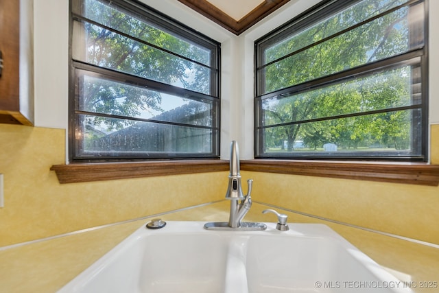 10421 S 197th E Ave, Broken Arrow, OK 74014 - kitchen view of a sink and light countertops