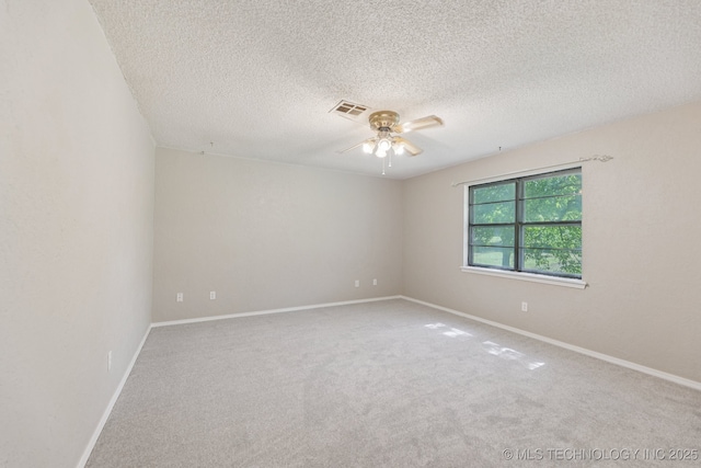 10421 S 197th E Ave, Broken Arrow, OK 74014 - carpeted empty room with ceiling fan and a textured ceiling