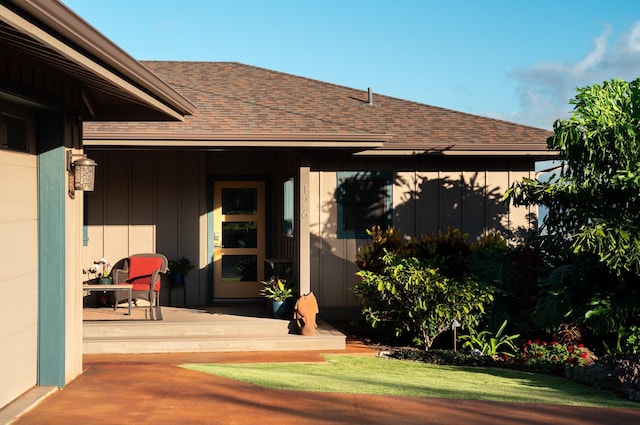 exterior space with a patio