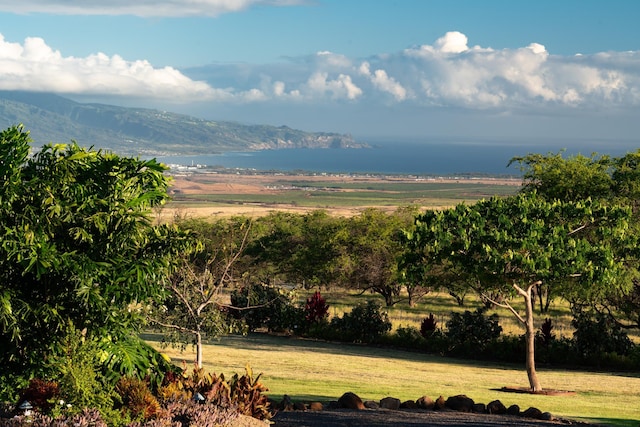 mountain view with a rural view