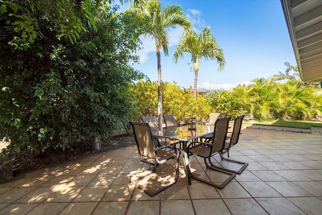 view of patio / terrace with outdoor dining area