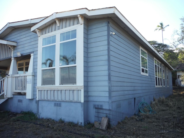 view of home's exterior