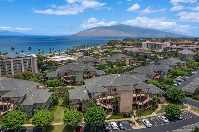 28 Hauwahine Ln Unit F203, Kihei, HI 96753 - aerial view of a water and mountain view