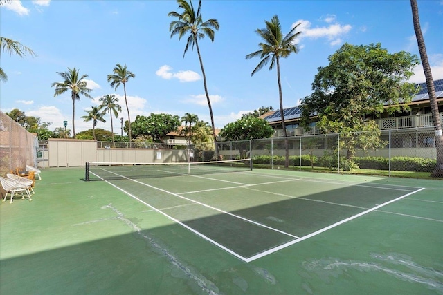 view of sport court