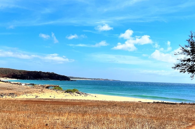 water view featuring a view of the beach