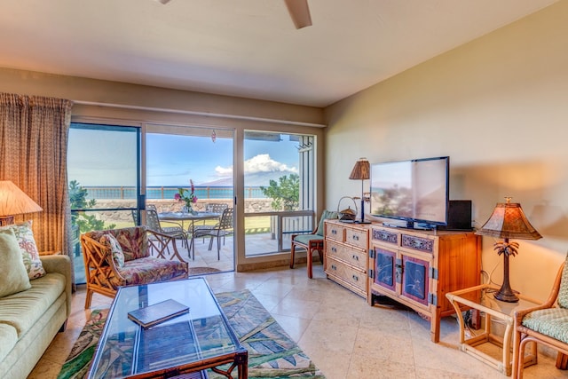 view of living room