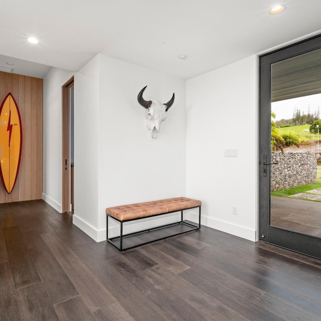 715 Laulama Pl Unit 45, Lahaina, HI 96761 - entrance foyer with wood finished floors, recessed lighting, and baseboards