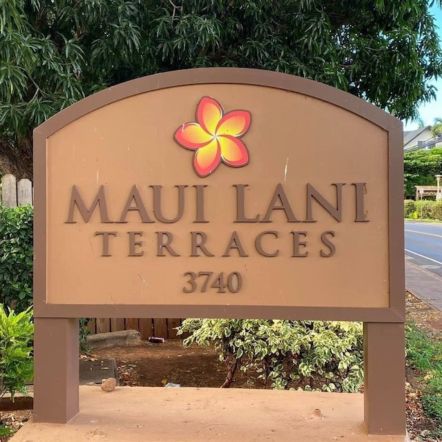 3740 Lower Honoapiilani Rd Unit B103, Lahaina, HI 96761 - view of community / neighborhood sign