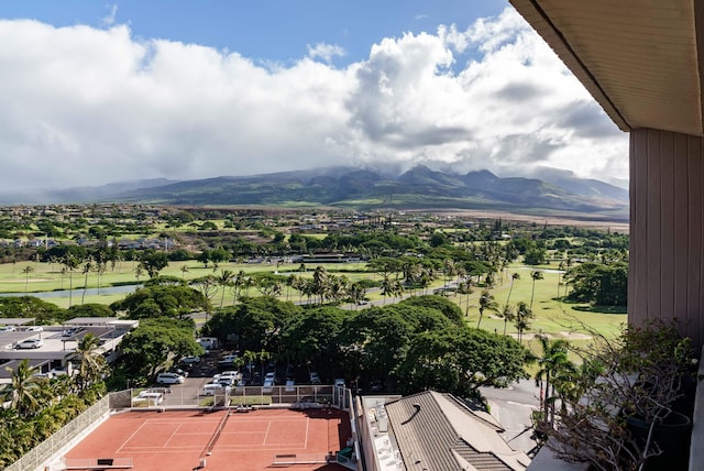 view of mountain view