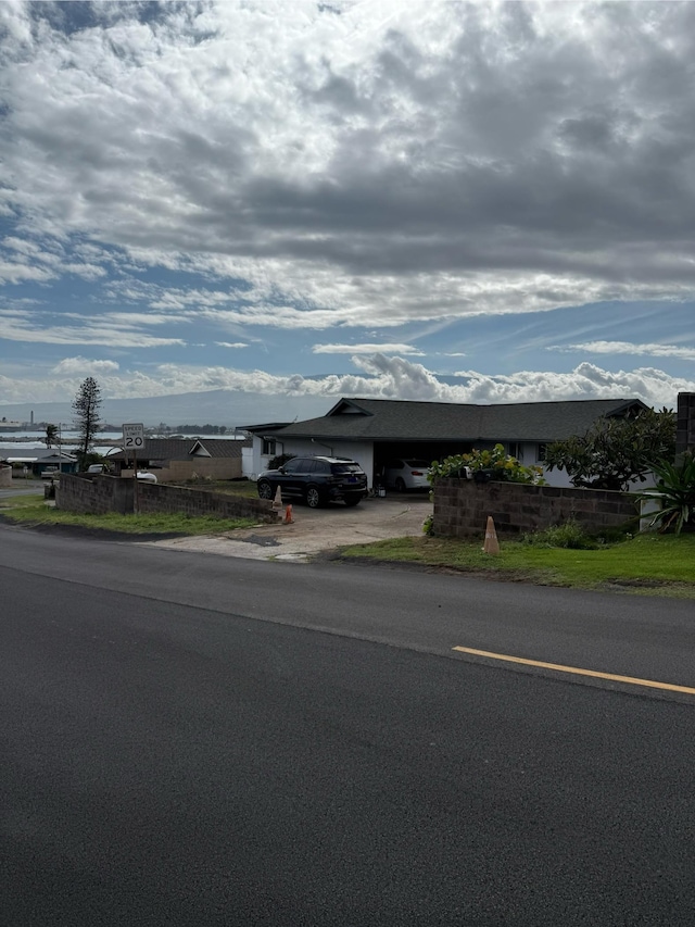 view of road