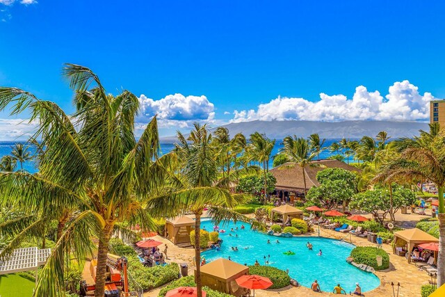 130 Kai Malina Pkwy Unit Sr409, Lahaina, HI 96761 - community pool with a patio and a gazebo