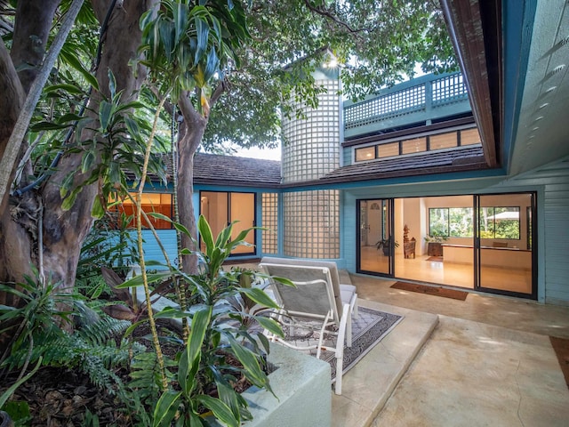 rear view of house with a patio area