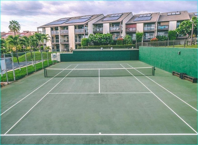 view of sport court