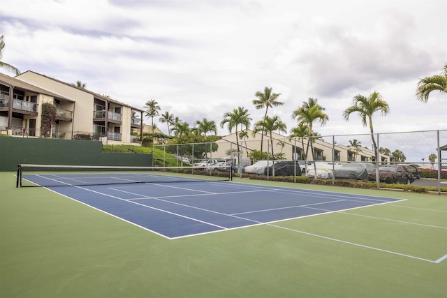 view of sport court