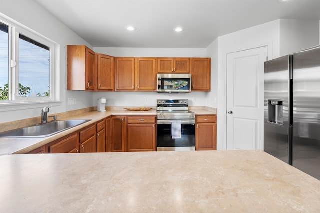 kitchen featuring sink and stainless steel appliances