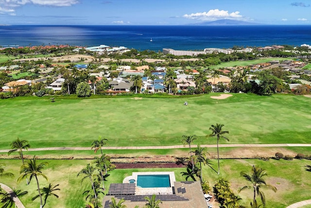 3950 Kalai Waa St Unit R 103, Kihei, HI 96753 - aerial view of residential area featuring a large body of water and a golf club