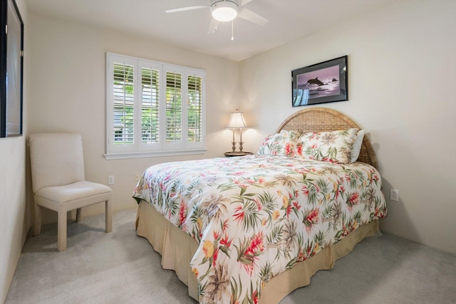 3950 Kalai Waa St Unit R 103, Kihei, HI 96753 - bedroom featuring light carpet and ceiling fan