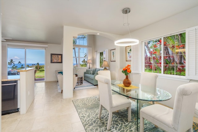 3950 Kalai Waa St Unit R 103, Kihei, HI 96753 - dining space featuring light tile patterned floors