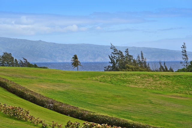 property view of mountains with a water view