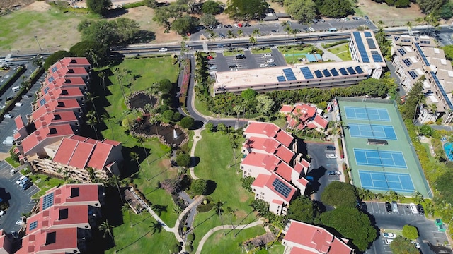 drone / aerial view featuring a residential view