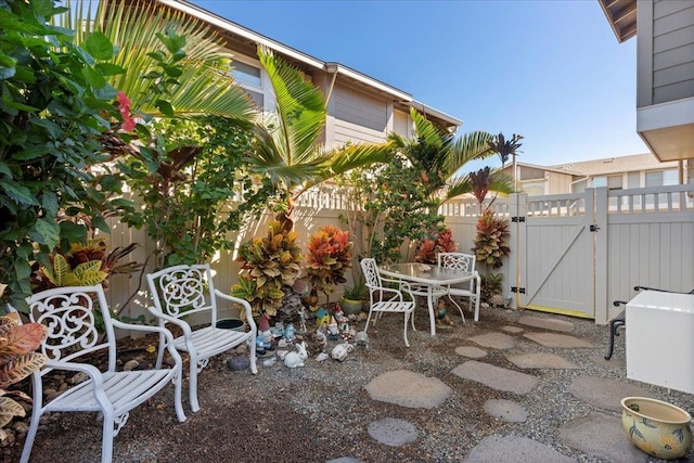 view of patio