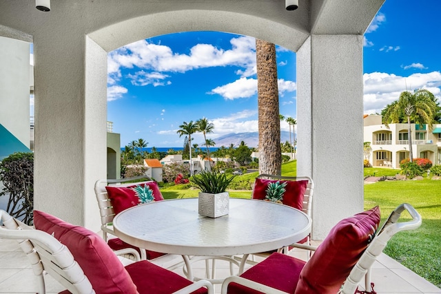 3200 Wailea Alanui Dr Unit 1505, Kihei, HI 96753 - view of patio featuring outdoor dining space