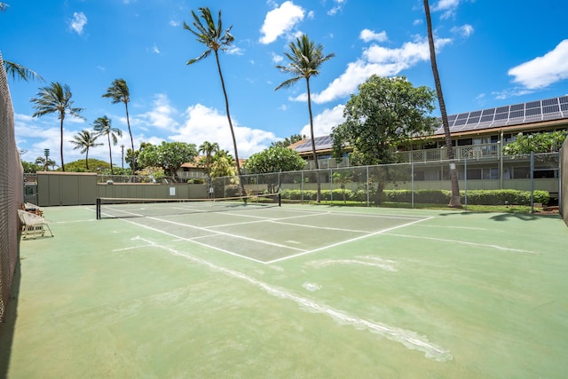 view of sport court