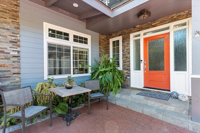 440 Mikioi Pl, Kihei, HI 96753 - entrance to property featuring a porch and stone siding