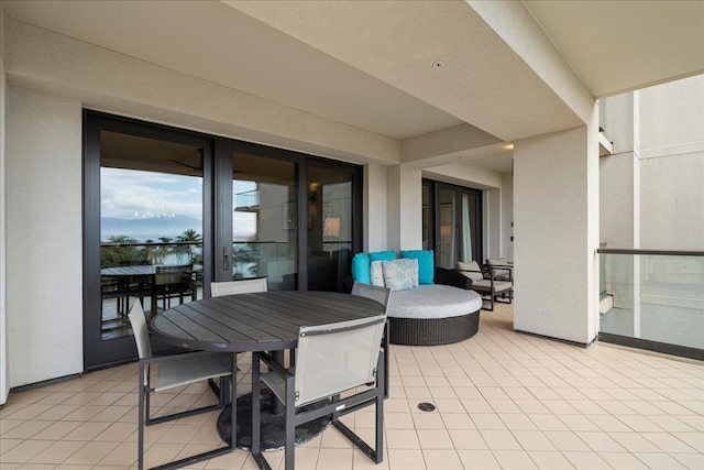 view of patio / terrace with outdoor dining area