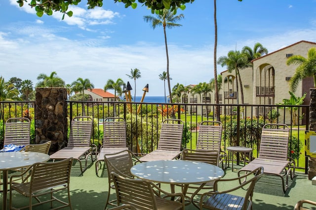 view of patio / terrace with outdoor dining space