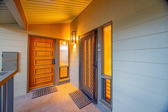 view of property entrance