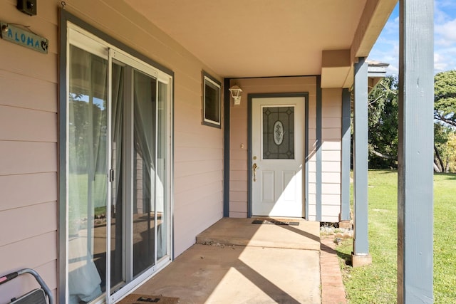 view of entrance to property