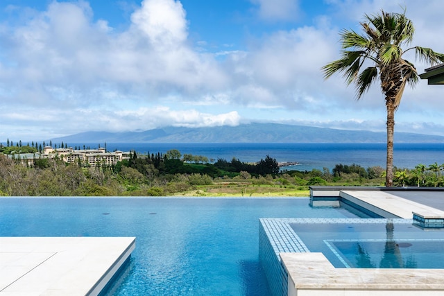 210 Naio Pl, Lahaina, HI 96761 - view of pool with a water and mountain view